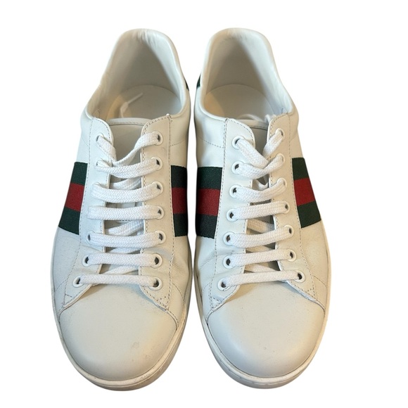 Gucci Other - Gucci Ace Sneakers for Men White with Green and Red Stripes